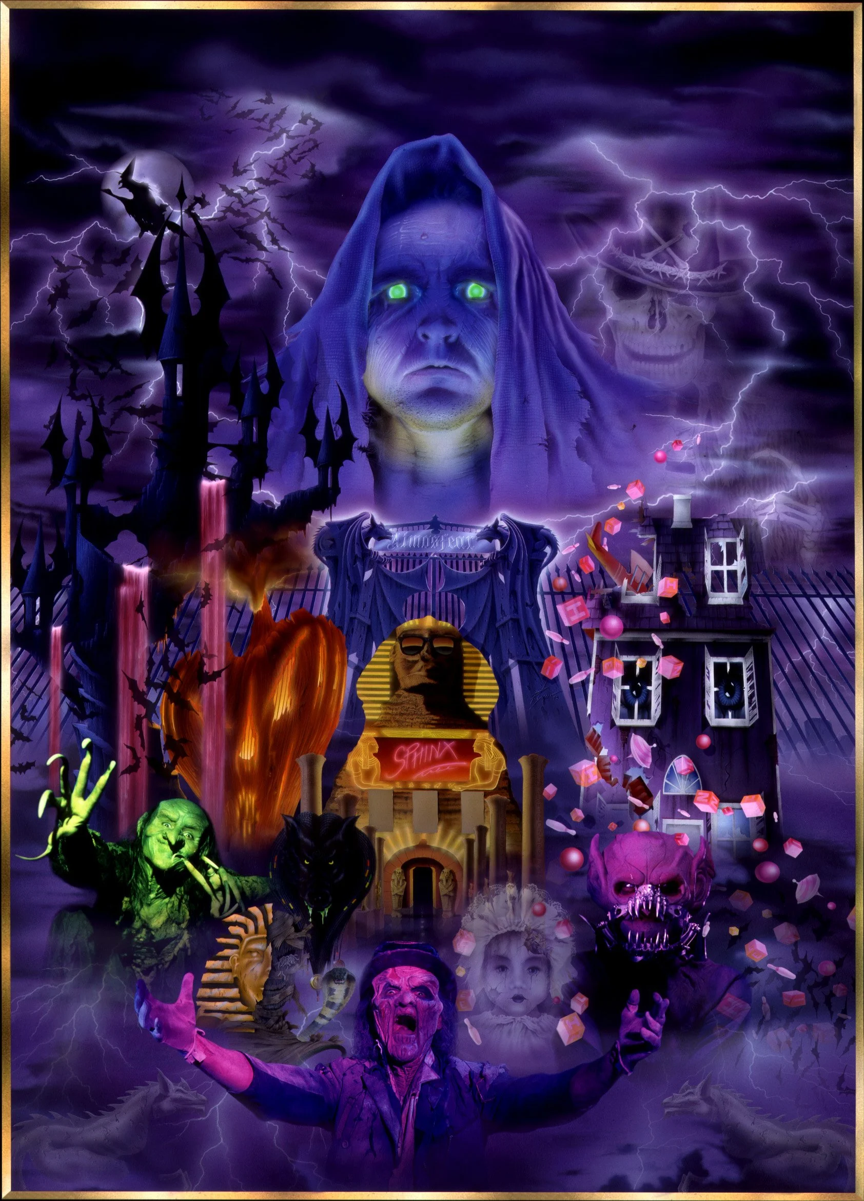 ATMOSFEAR poster featuring the Gatekeeper and characters